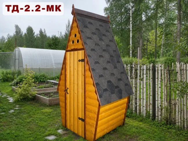Дачный туалет ТД-2.2-МК — деревянный туалетный домик